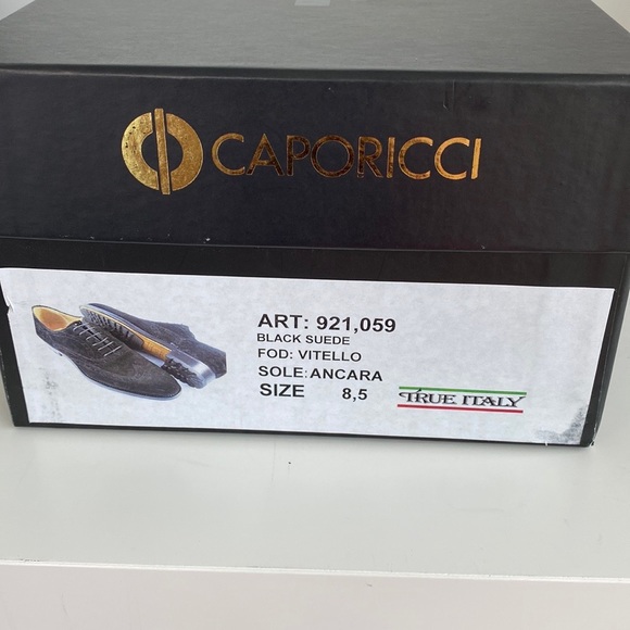 CAPORICCI 921 Black Suede Shoes - Picture 8 of 8